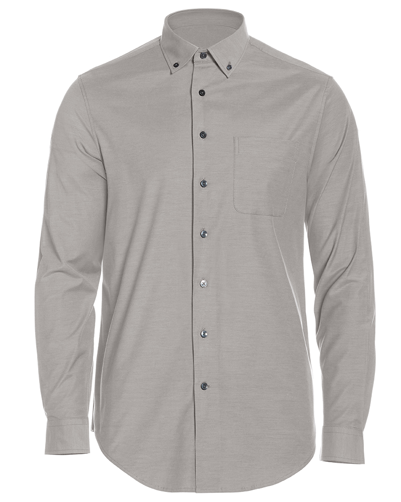 BIG & TALL HEATHERED WOVEN SHIRT