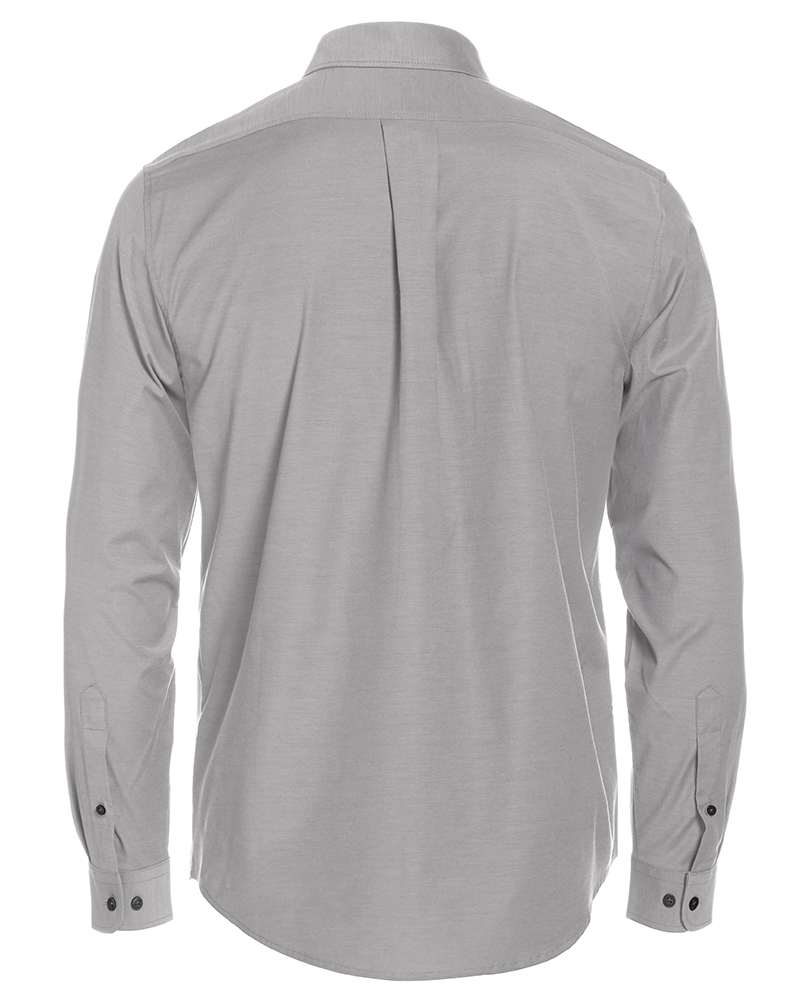 BIG & TALL HEATHERED WOVEN SHIRT