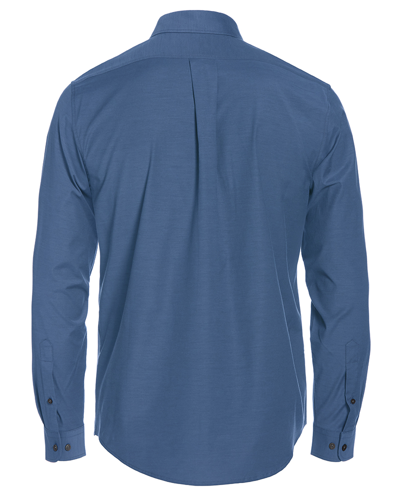 BIG & TALL HEATHERED WOVEN SHIRT