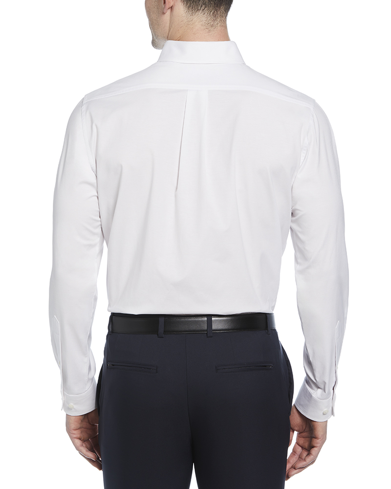 BIG & TALL HEATHERED WOVEN SHIRT