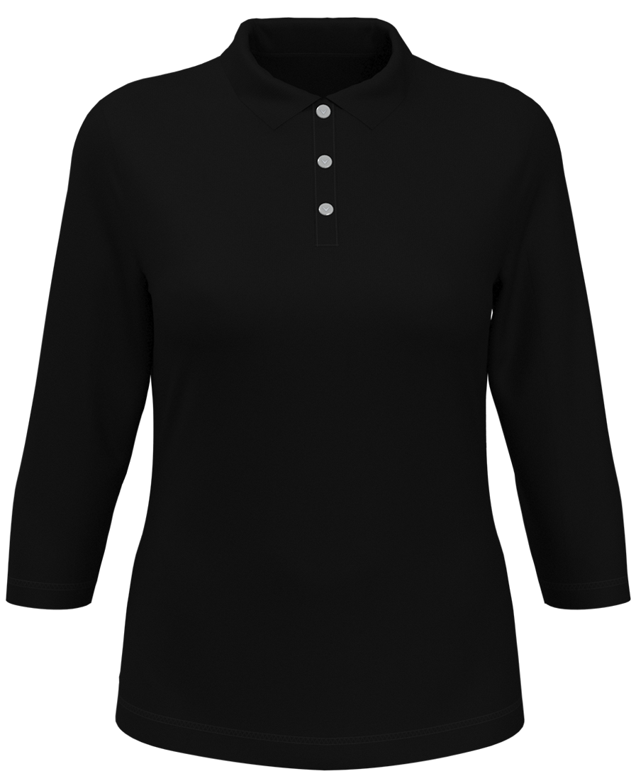 LADIES 3/4-SLEEVE CORE PERFORMANCE POLO