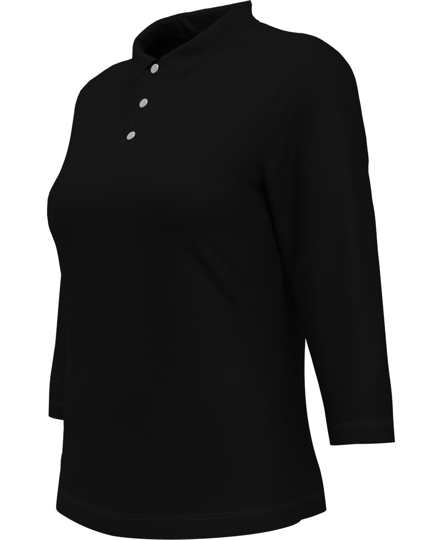 LADIES 3/4-SLEEVE CORE PERFORMANCE POLO