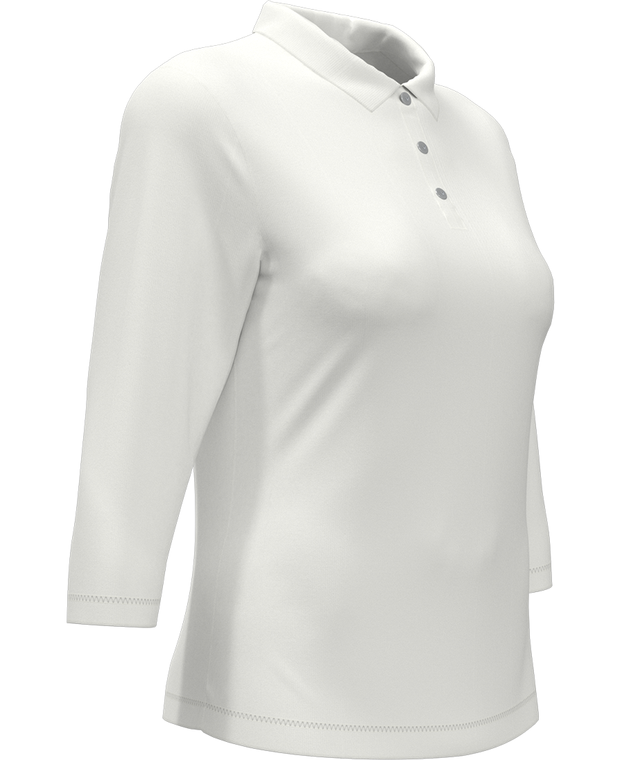 LADIES 3/4-SLEEVE CORE PERFORMANCE POLO