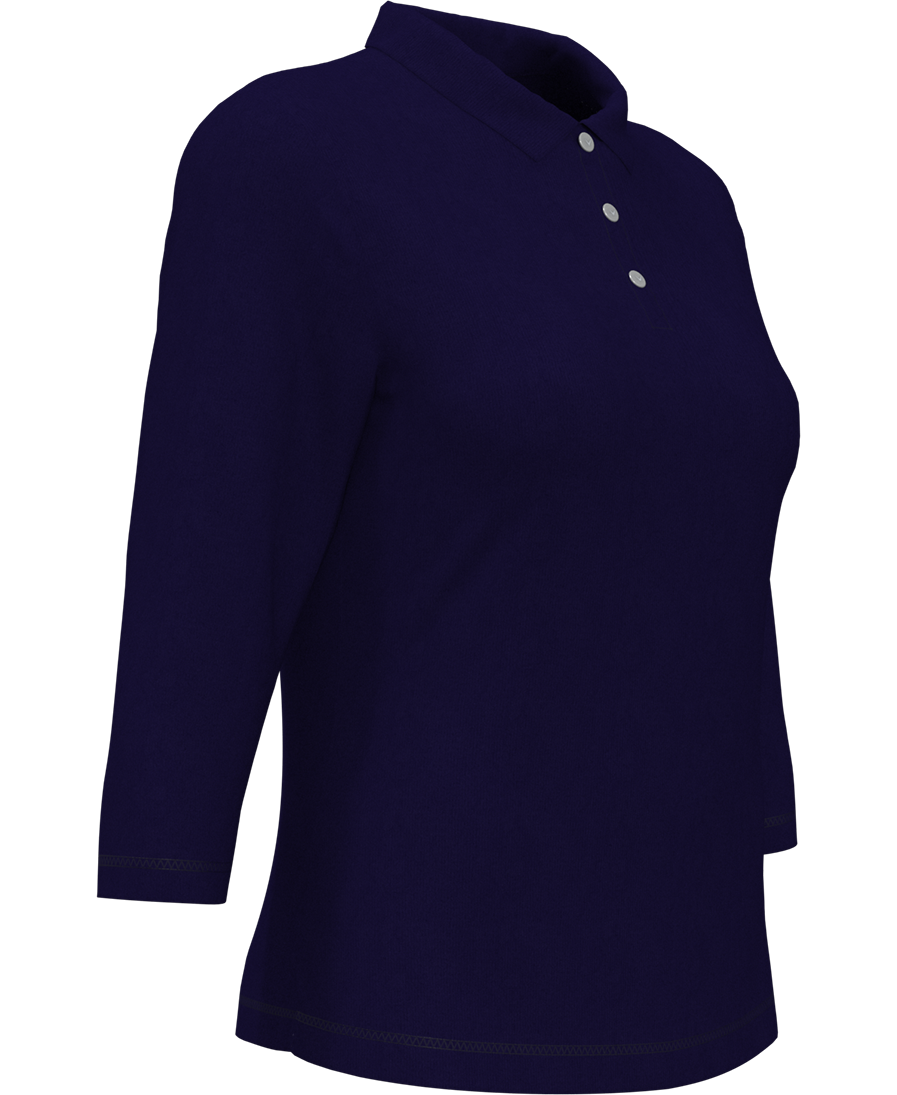 LADIES 3/4-SLEEVE CORE PERFORMANCE POLO