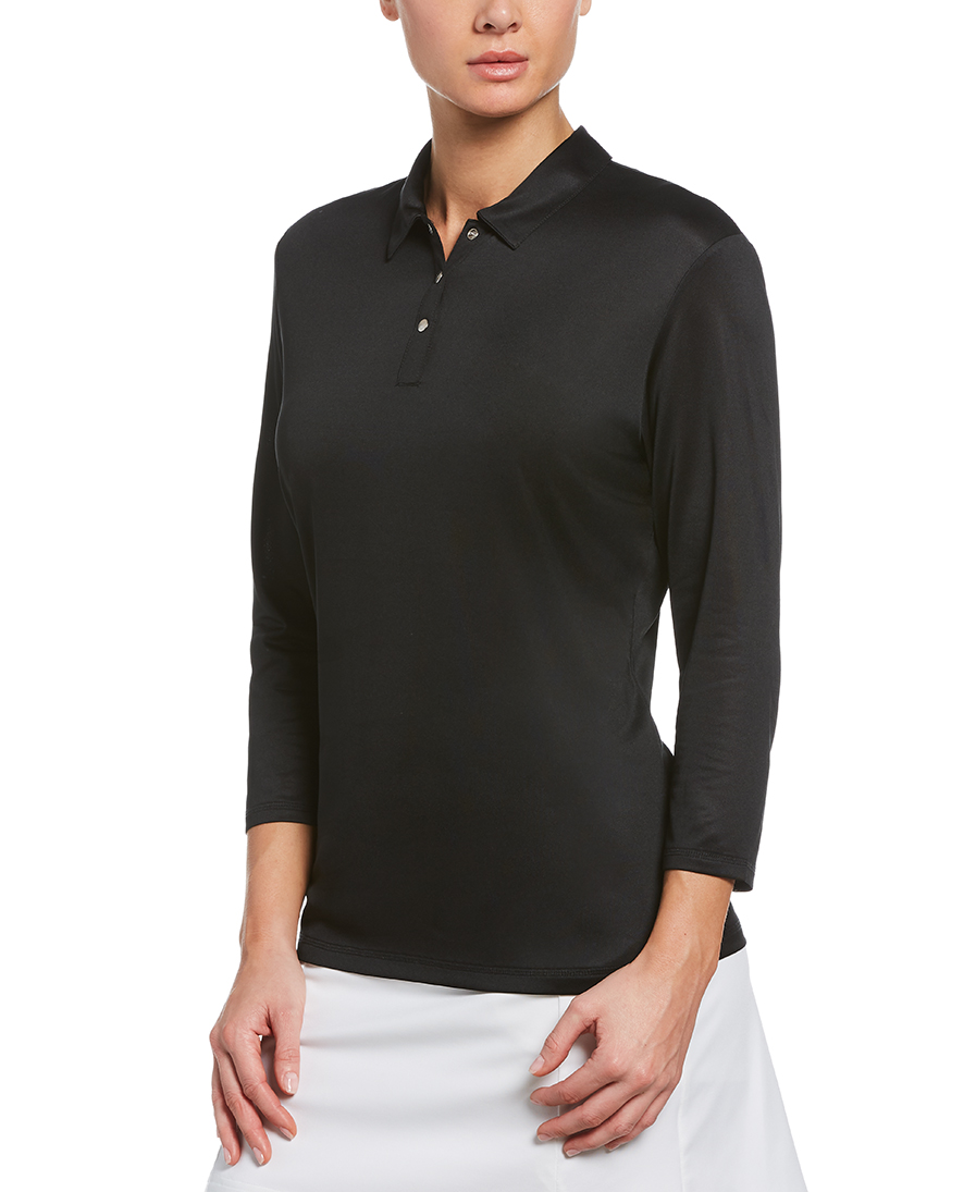 LADIES 3/4-SLEEVE CORE PERFORMANCE POLO