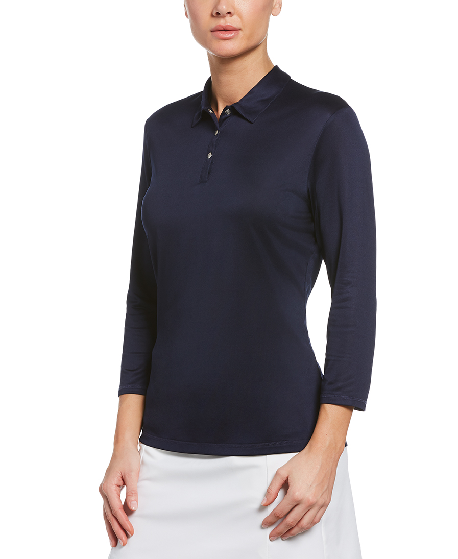 LADIES 3/4-SLEEVE CORE PERFORMANCE POLO