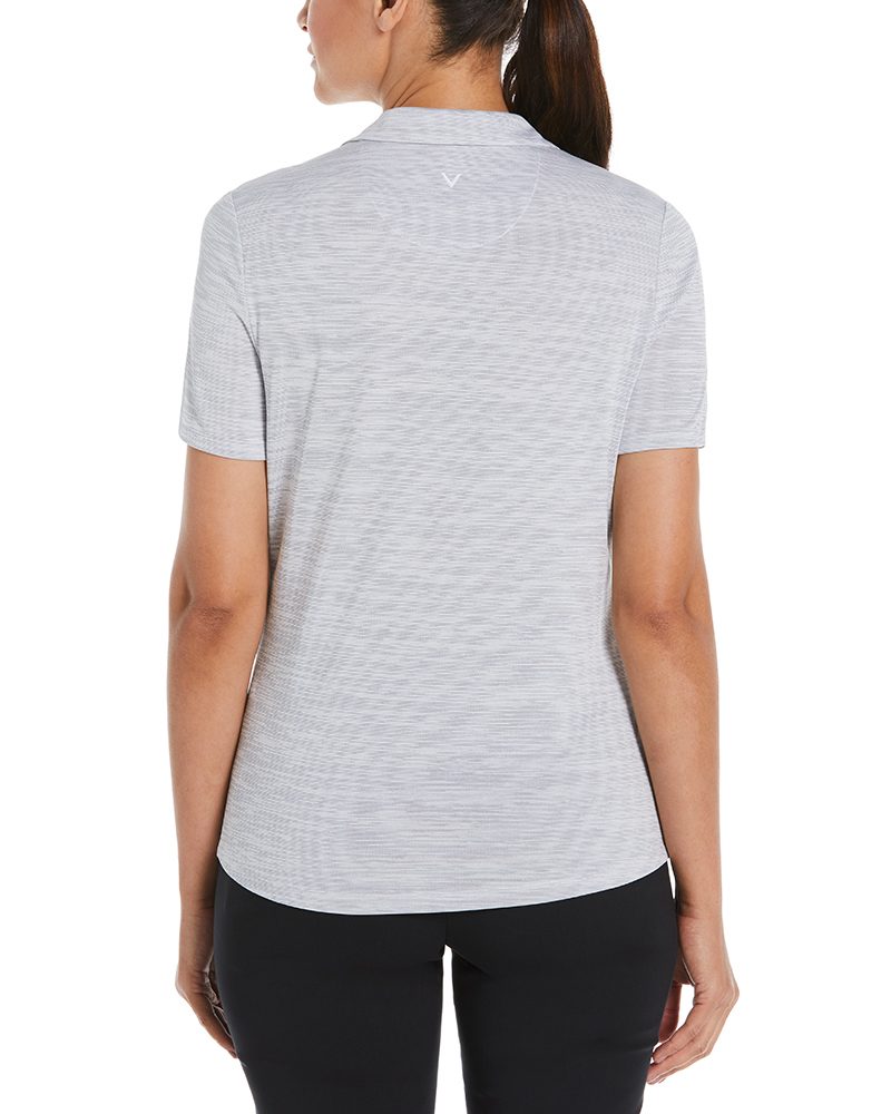 LADIES BROKEN STRIPE POLO