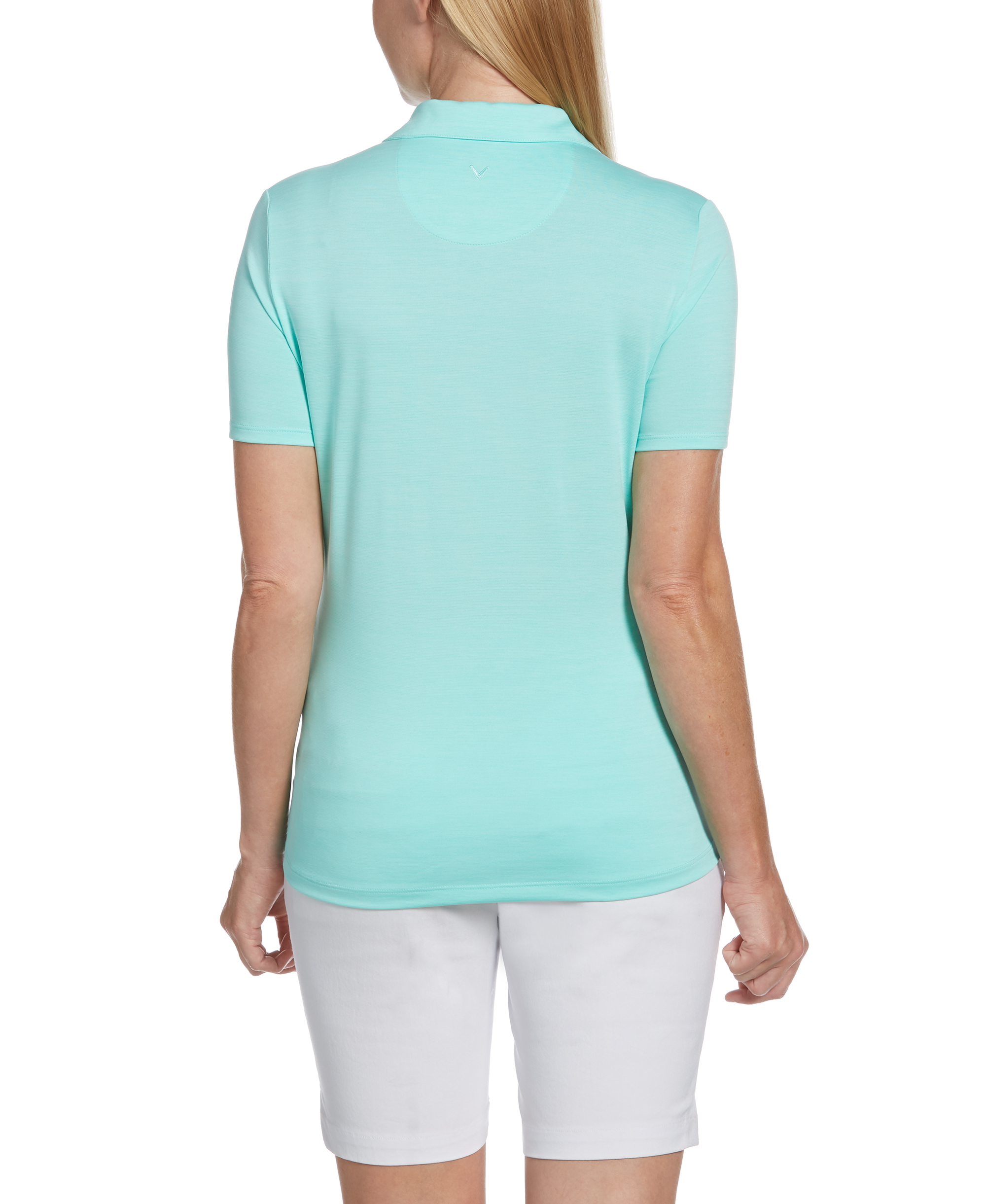 LADIES BROKEN STRIPE POLO